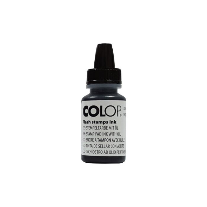 COLOP EOS-Piesūcināto zīmogu tinte 10ml-melna