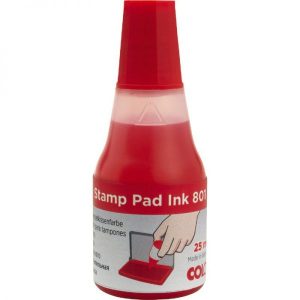 COLOP zīmogu krāsa 801, 25ml-sarkana