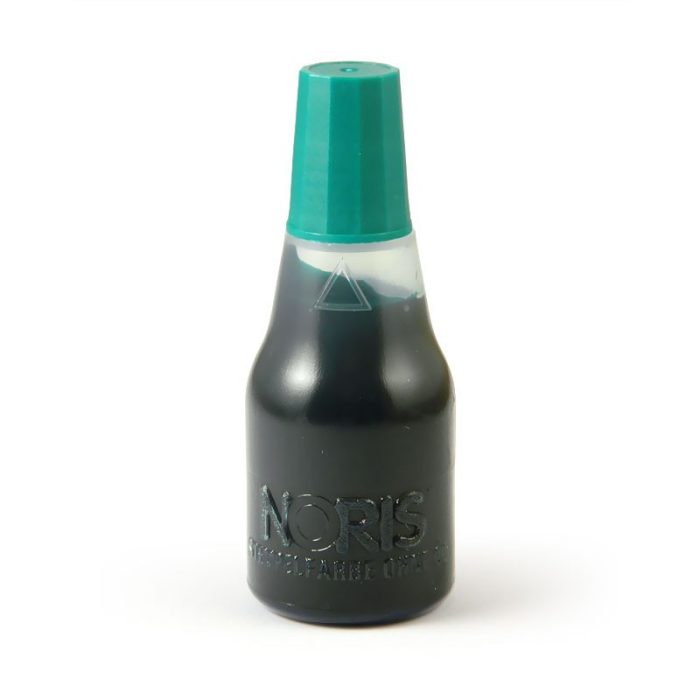 NORIS-COLOR zīmogu krāsa 110, 25ml-zaļa