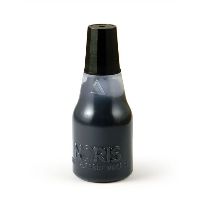 NORIS-COLOR zīmogu krāsa 110, 25ml-melna
