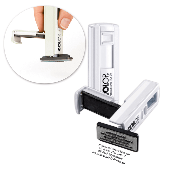 14x38mm-Colop Pocket Stamp Plus 20