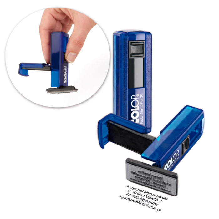 14x38mm-Colop Pocket Stamp Plus 20