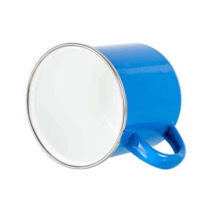 Emaljēta metāla krūze-zila - Image 2