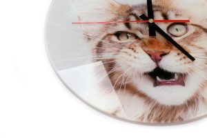 Sienas personalizēts pulkstenis izgatavots no stikla Ø 20 cm ar jūsu foto - Image 5